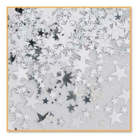 GOLDENGIFTS Silver Stars Confetti, 6PK GO48651